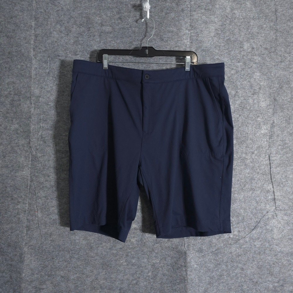 Dunning Golf Shorts Men 2XL XXL Performance Athletic Training Stretch Solid Navy